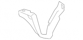 Left engine guard mounting bracket for Mercedes X164 GL W164 ML