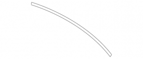 Mercedes W221 Chrome Trunk Lid Trim