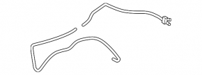 Windshield washer hose for Nissan Murano z51 09-14