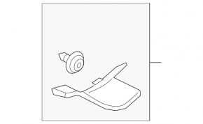 Upper left rear pillar trim Lincoln MKZ 17-20 beige, in front of the window