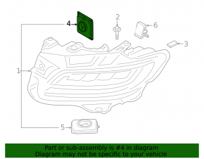 Lincoln Corsair 20-26 Left Headlight Control Unit
