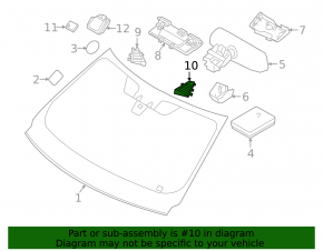 Lane Keeping Camera Cover, Left, Land Rover Range Rover Velar 18-23