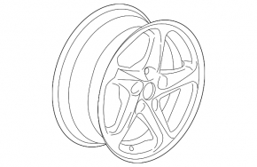 Wheel disk R16 Chevrolet Malibu 16-25 curb