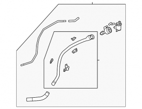 Fuel filler neck Hyundai Tucson 22-25 2.5