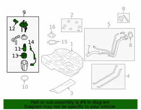 Fuel pump Kia Optima 11-15 2.4