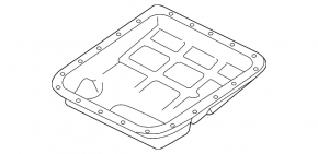 Subaru Forester 08-13 automatic transmission oil pan