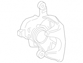 Rear right support Mercedes GLA 14-20 electric