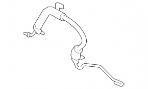 High-pressure power steering hose for Nissan Murano z51 09-14
