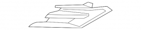Grill molding left Toyota Camry v70 18-20 LE/XLE