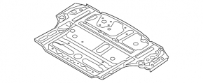 Trunk tray Kia Sorento 16-20 for 3 rows