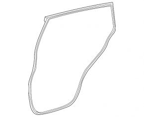 Lexus NX 22-25 rear left door seal