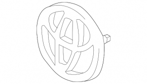 Front grille emblem Toyota Rav4 13-15