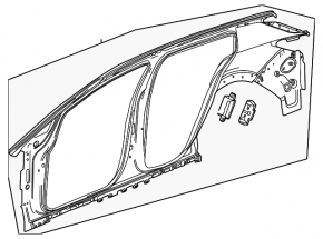 Quarter wing rear right Chevrolet Equinox EV 24-26