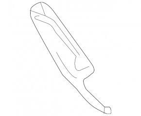 Left inner headlight trim for Porsche Panamera 17-23