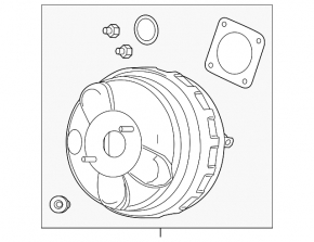 Vacuum booster Jaguar F-Pace X761 17-20