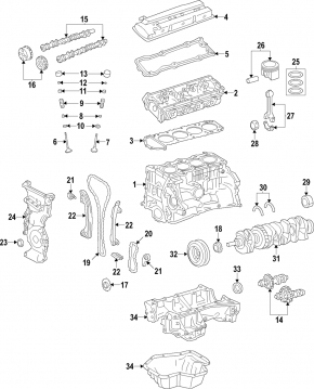 Piston Nissan Pathfinder 13-20 2.5h
