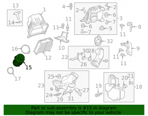 Air duct for Honda CRV 15-16 2.4 manifold