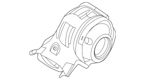 Rear catalytic converter Nissan Murano 25-26