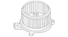 Motor heater fan Nissan Sentra 20-24