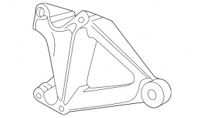 Left supercharger compressor bracket for Volvo XC60 22-23 B6