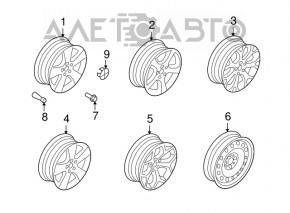 Wheel disk R19 BMW X5 E70 07-13 334 style
