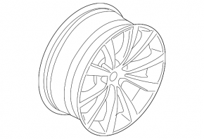 Wheel disk R18 8J ET:30 BMW 7 G11 G12 16-22 style 642