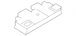Foot-operated trunk release unit for Audi A4 B9 17-25