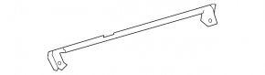 Glass seal rear right VW CC 08-17 central on the door
