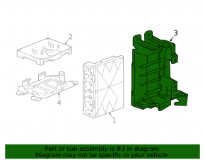 BCM Bracket Body Control Module Chevrolet Bolt EV 22-23