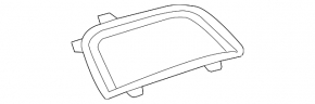 Front right upper door speaker mesh Audi A6 C7 12-18 black