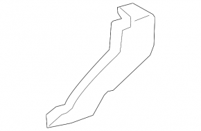 Rear Bumper Bracket Left External Toyota Sequoia 08-16 Rear