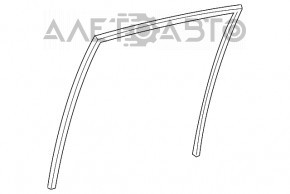 Rear left window seal for Toyota Rav4 19-24