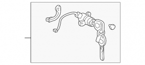 Front left lock cylinder for Lexus IS200 IS300 99-05