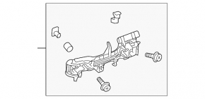 Front right door handle mechanism for Toyota Prius 50 16-22