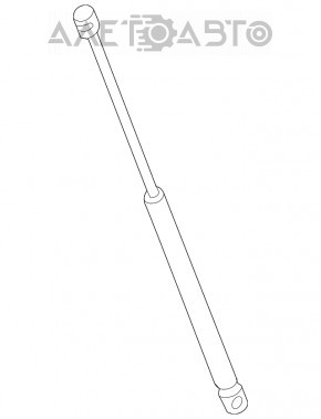 VW Touareg 11-17 Hood Shock Absorber