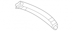 Hyundai Tucson 22-25 black inner trunk handle