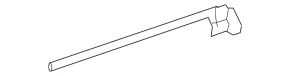 Glass seal inside front right door Chevrolet Camaro 16-