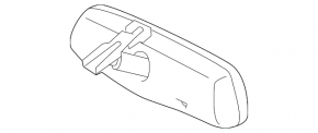Interior mirror Lexus IS250 IS350 06-13 with control