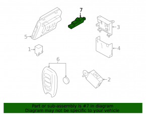 Subaru Forester 25-26 Rear External Keyless Antenna