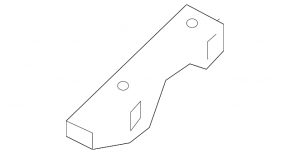 Front stabilizer bracket left Porsche Cayenne 958 11-17