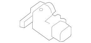 Rear left airbag sensor for a 14-20 Nissan Rogue