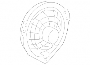 Speaker door front left Mercedes GLS-class X166 13-19 Harman kardon