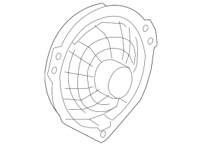 Speaker door front left Mercedes GLS-class X166 13-19 Harman kardon