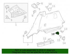 Mercedes X247 GLB 20-26 roof rack hook with black trim