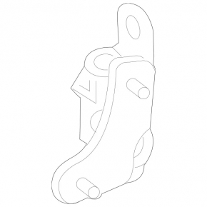 Door hinge lower rear right Mercedes GLC 16-22