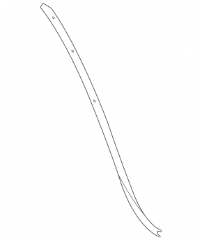 Door seal lower rear left Ford Fusion mk5 13-20 rear