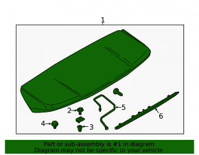 Ford Edge 15 tailgate spoiler - seal torn