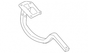 Trunk lid hinge left Nissan Maxima A36 16-23