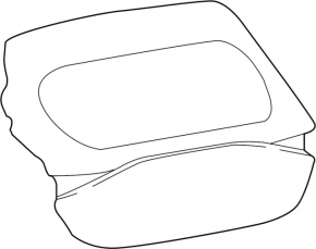 Naked trunk door with glass Infiniti QX30 17-18