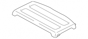 Rear shelf Mitsubishi Outlander Sport ASX 10-24 black